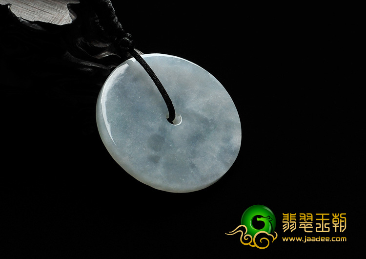 糯冰种晴水缅甸翡翠A货平安扣挂件