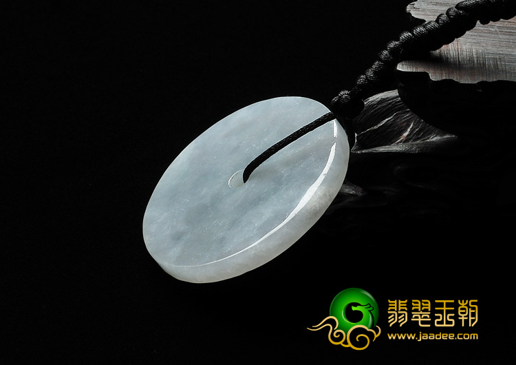 糯冰种晴水缅甸翡翠A货平安扣挂件
