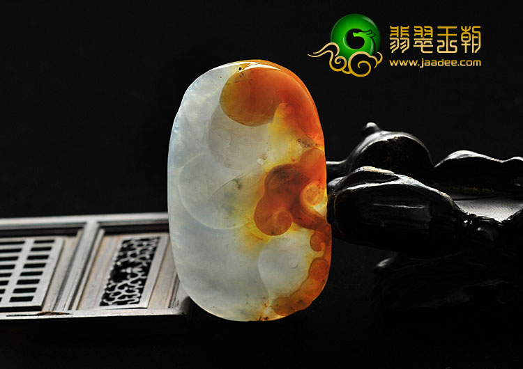 糯冰种黄翡缅甸翡翠A货童子挂件