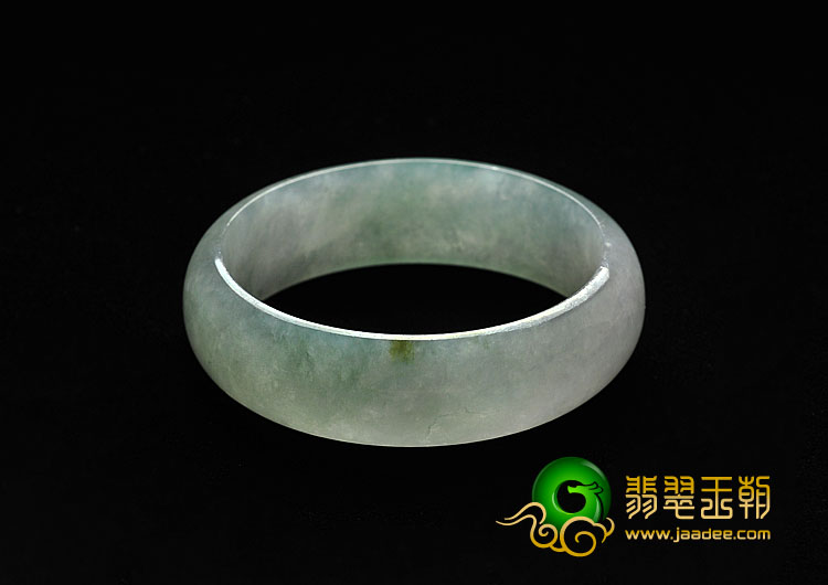 糯冰种晴水缅甸翡翠A货手镯（56.2mm）
