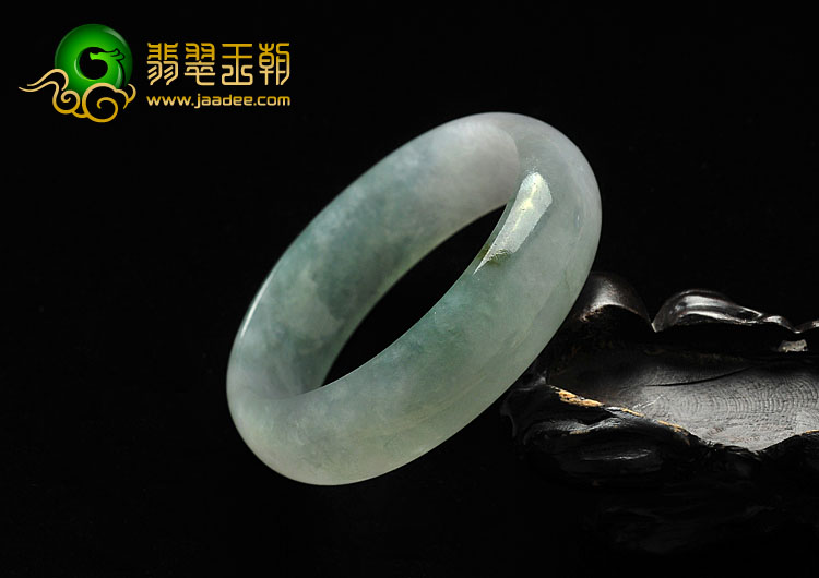 糯冰种晴水缅甸翡翠A货手镯（56.2mm）