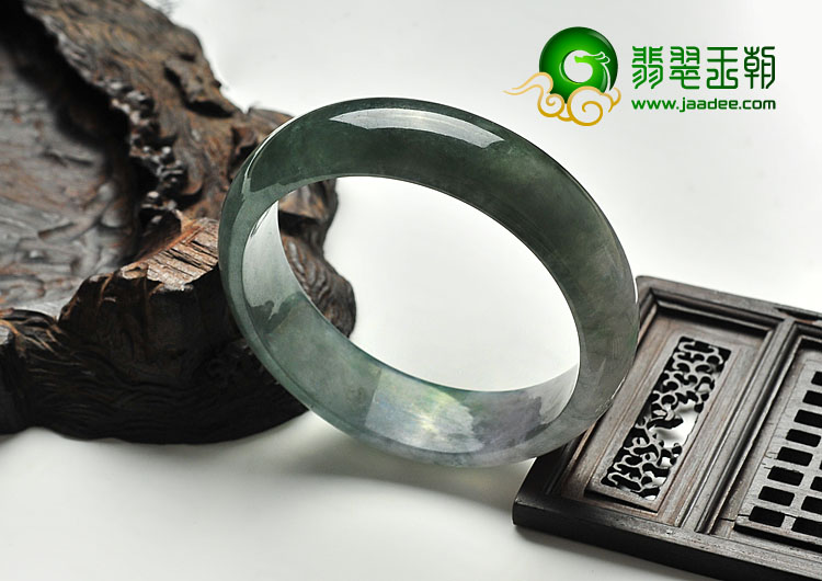 冰种晴水缅甸翡翠A货手镯（56.5mm）