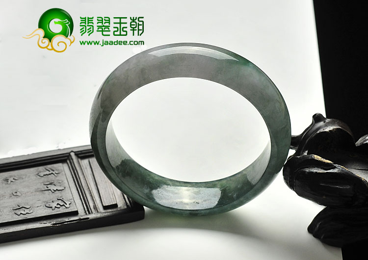 冰种晴水缅甸翡翠A货手镯（56.5mm）