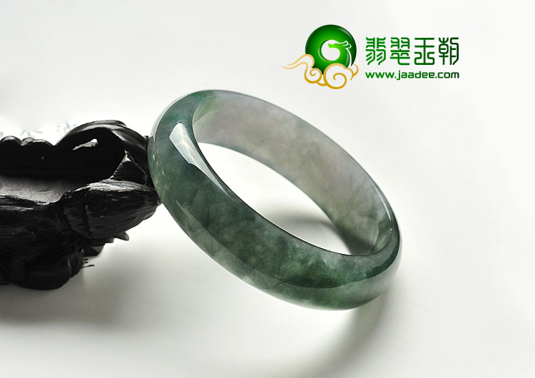 冰种晴水缅甸翡翠A货手镯（56.5mm）