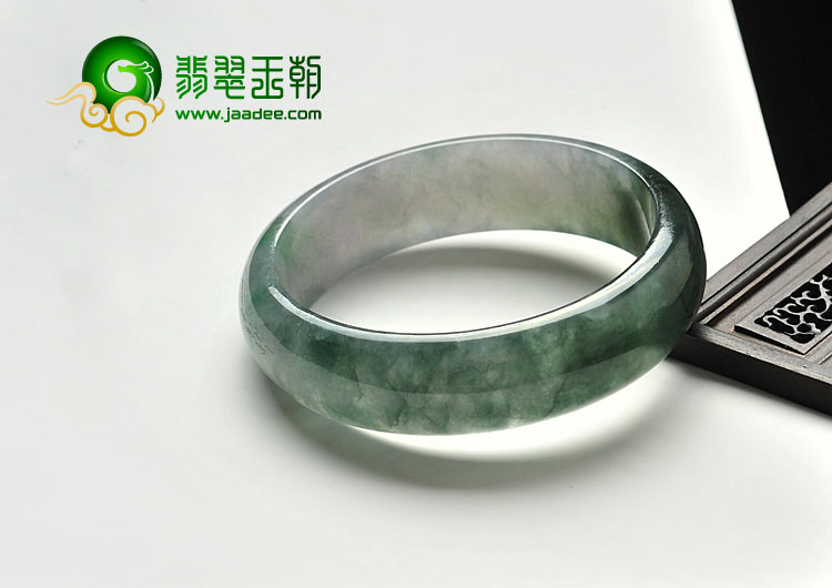 冰种晴水缅甸翡翠A货手镯（56.5mm）