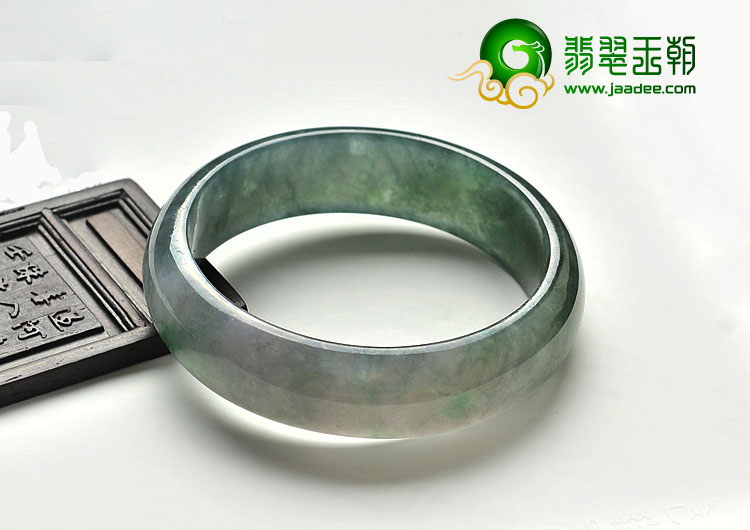 冰种晴水缅甸翡翠A货手镯（56.5mm）