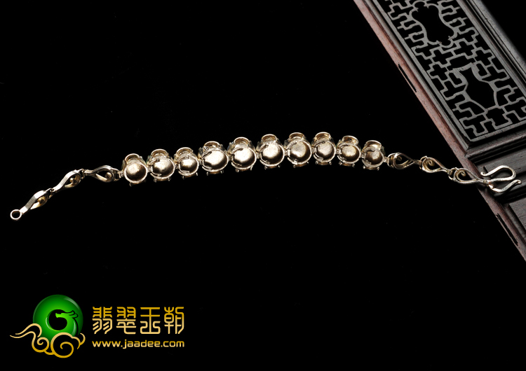 冰种三彩缅甸翡翠A货手链面