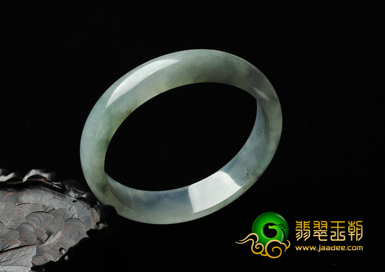 冰种晴水缅甸翡翠A货手镯（63.1mm）