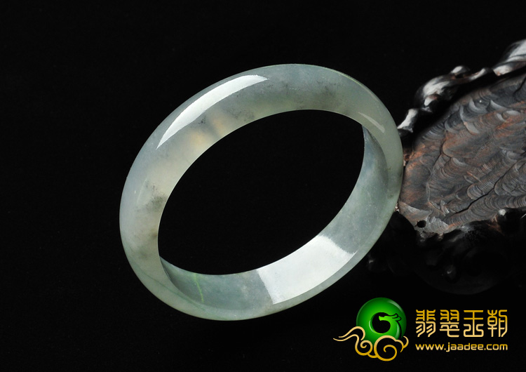 冰种晴水缅甸翡翠A货手镯（63.1mm）