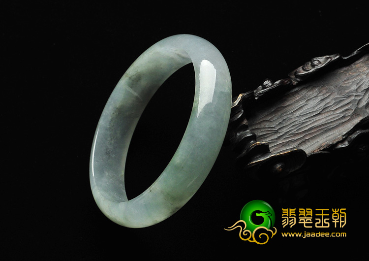 冰种晴水缅甸翡翠A货手镯（63.1mm）