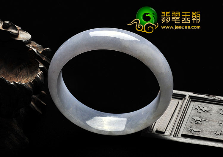 糯冰种紫罗兰缅甸翡翠A货手镯（58mm）