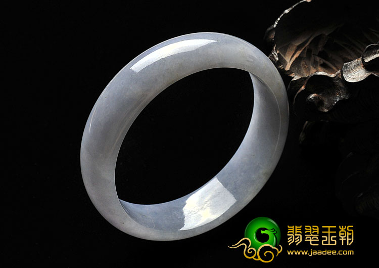 糯冰种紫罗兰缅甸翡翠A货手镯（58mm）