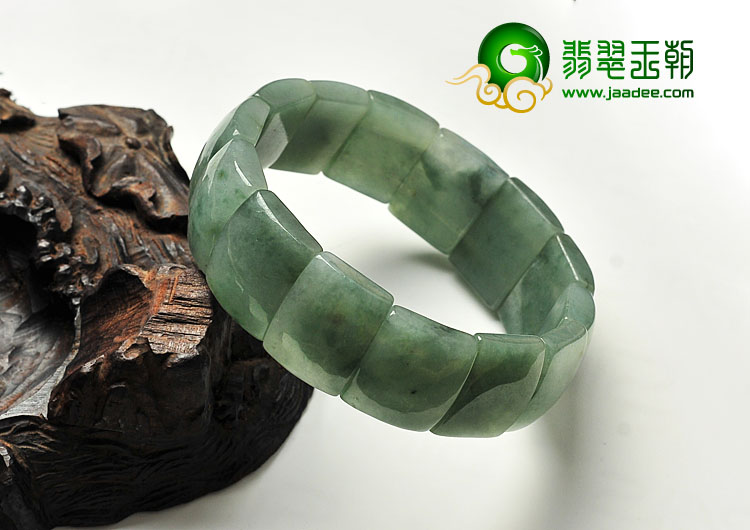 feicui糯冰种晴水缅甸翡翠A货手链