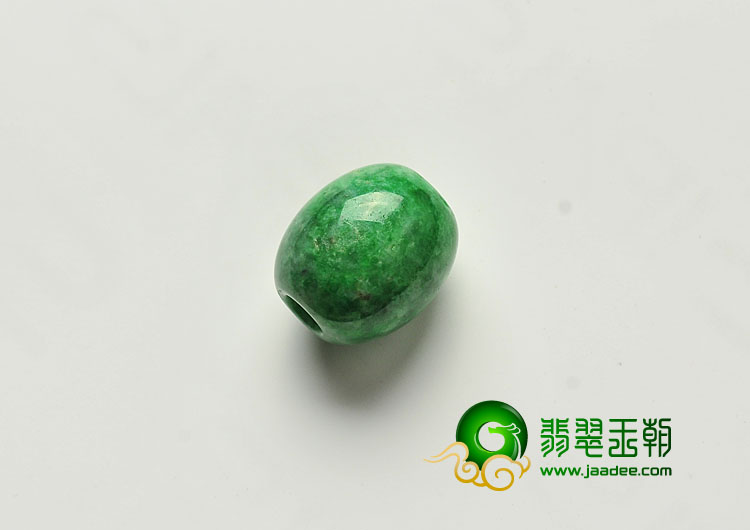 细糯种阳绿满绿缅甸翡翠A货路路通挂件