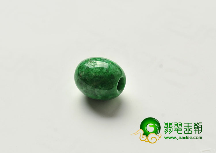 细糯种阳绿满绿缅甸翡翠A货路路通挂件