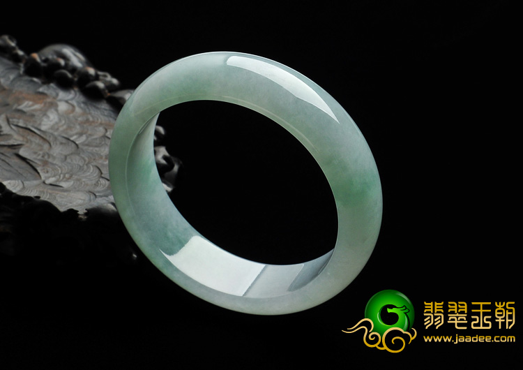 糯冰种晴水缅甸翡翠A货手镯（61.6mm）