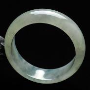 冰种晴水缅甸翡翠A货手镯（56.1mm）