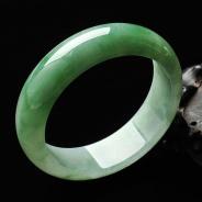 冰种晴水缅甸翡翠A货手镯（58.8mm）