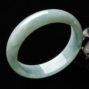 糯冰种晴水缅甸翡翠A货手镯（60.3mm）