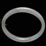糯冰种缅甸翡翠A货手镯（52.3mm）