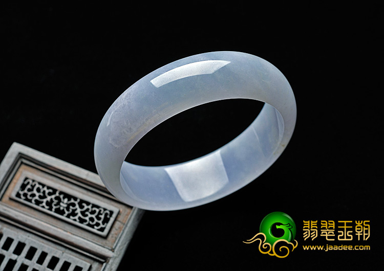 糯冰种紫罗兰缅甸翡翠A货手镯（60.6mm）