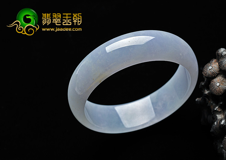 糯冰种紫罗兰缅甸翡翠A货手镯（60.6mm）