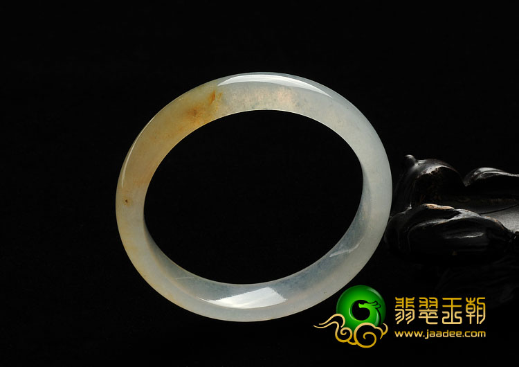 冰玻种黄翡缅甸翡翠A货手镯（59mm）（单价）