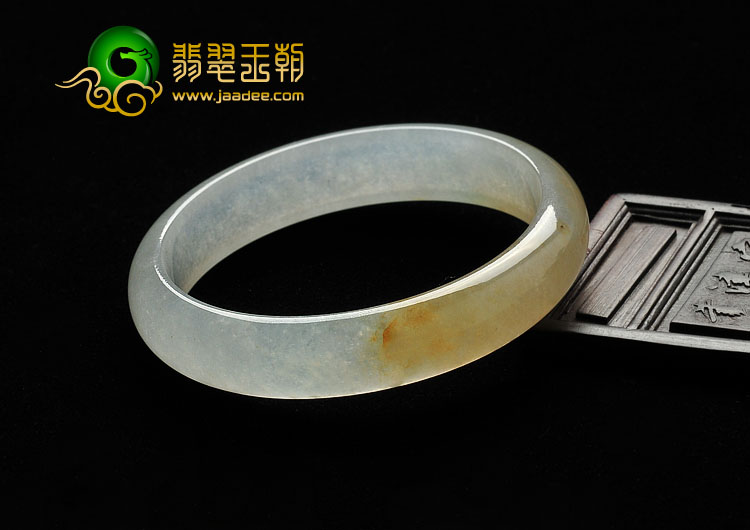 冰玻种黄翡缅甸翡翠A货手镯（59mm）（单价）