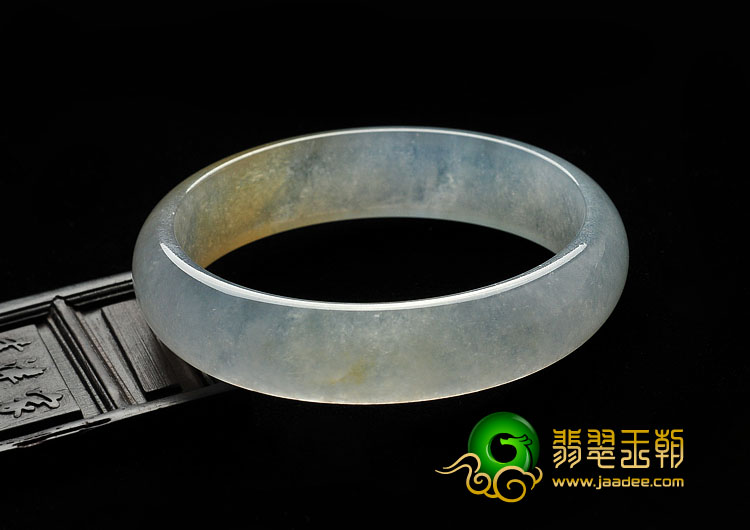 冰玻种黄翡缅甸翡翠A货手镯（58.5mm）（单价）