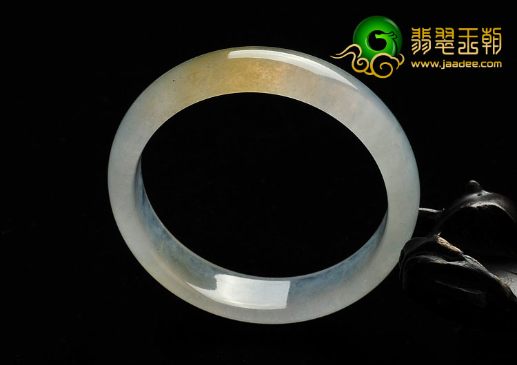 冰玻种黄翡缅甸翡翠A货手镯（58.5mm）（单价）