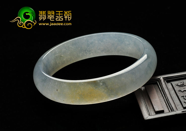 冰玻种黄翡缅甸翡翠A货手镯（58.5mm）（单价）