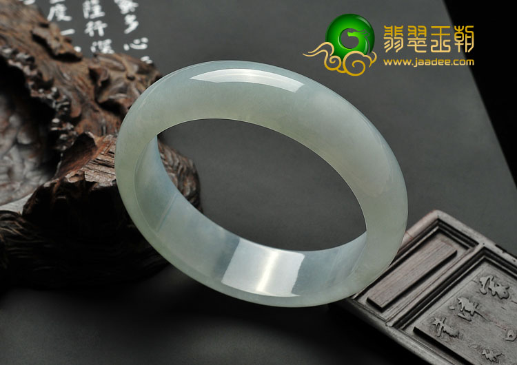 冰种晴水缅甸翡翠A货手镯（59.5mm）