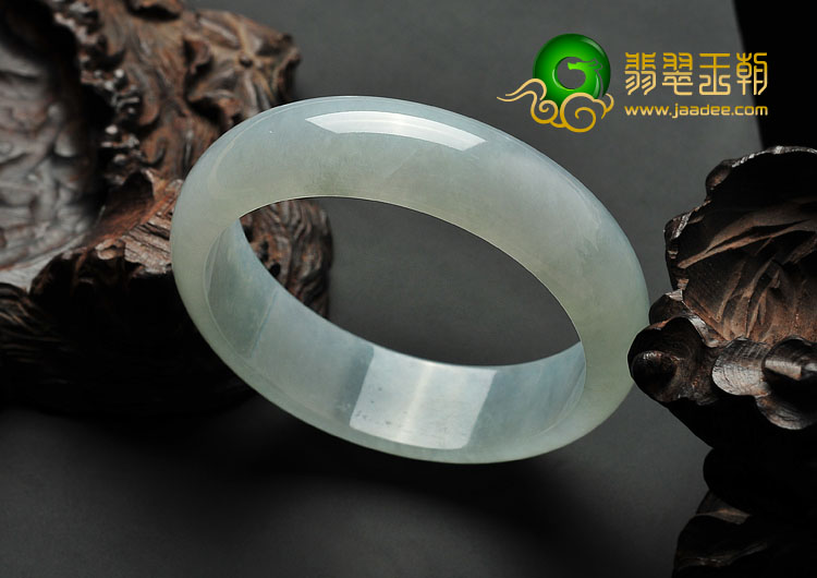 冰种晴水缅甸翡翠A货手镯（59.5mm）