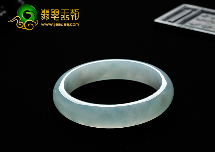 冰种晴水缅甸翡翠A货手镯（55.3mm）