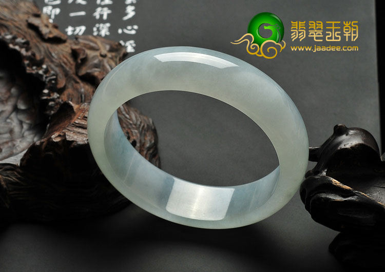 冰种晴水缅甸翡翠A货手镯（57.5mm）