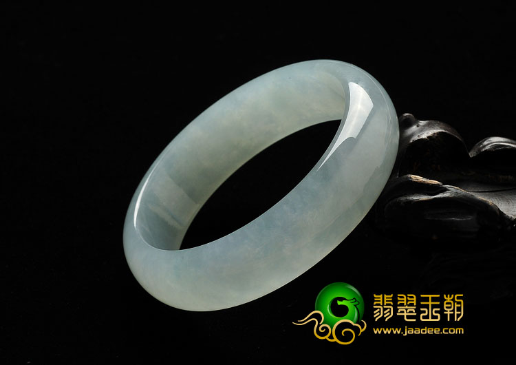 冰种晴水缅甸翡翠A货手镯（57.5mm）