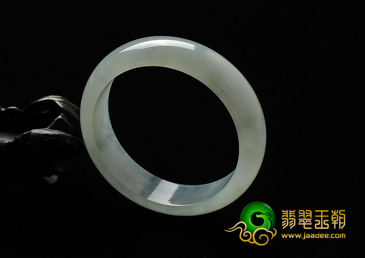 冰种晴水缅甸翡翠A货手镯（57.5mm）