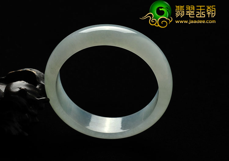 冰种晴水缅甸翡翠A货手镯（57.5mm）