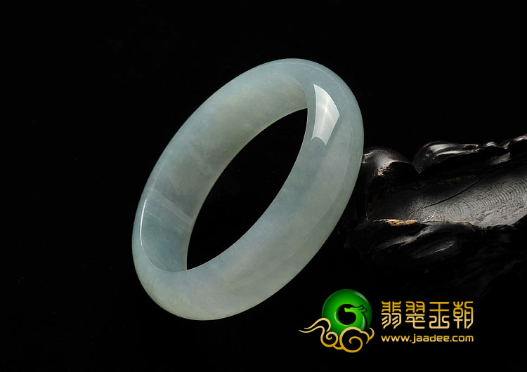 冰种晴水缅甸翡翠A货手镯（57.5mm）