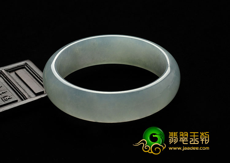冰种晴水缅甸翡翠A货手镯（57.5mm）