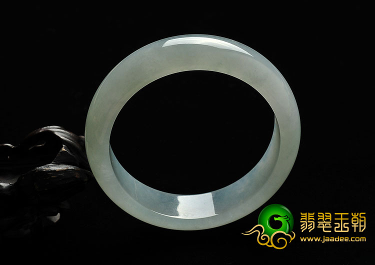 冰种晴水缅甸翡翠A货手镯（58.6mm）