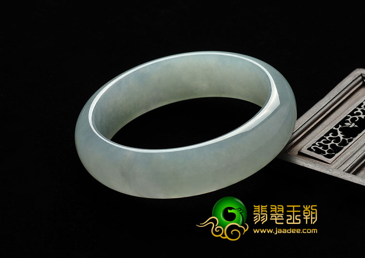 冰种晴水缅甸翡翠A货手镯（58.6mm）