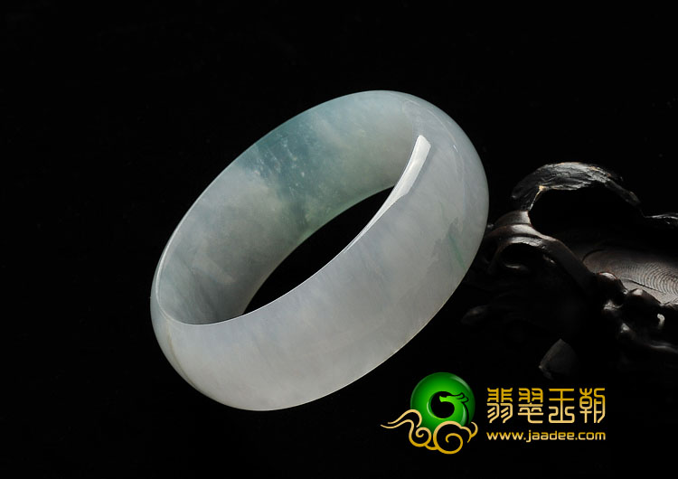冰种晴水缅甸翡翠A货手镯（57.8mm）