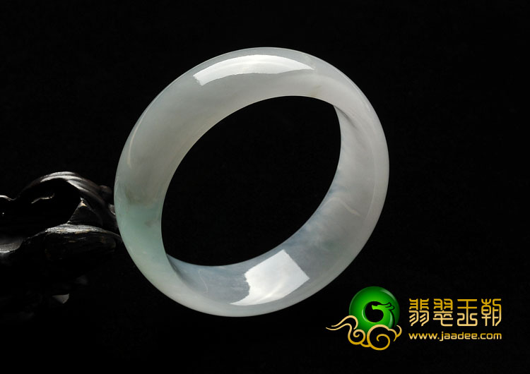 冰种晴水缅甸翡翠A货手镯（57.8mm）