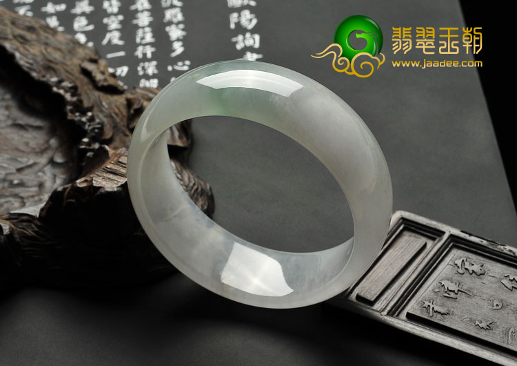 冰种晴水缅甸翡翠A货手镯（57.9mm）