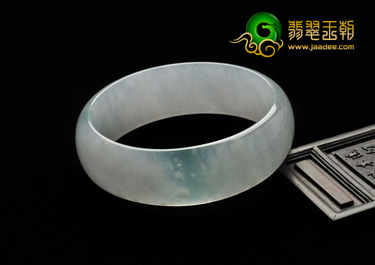冰种晴水缅甸翡翠A货手镯（58mm）