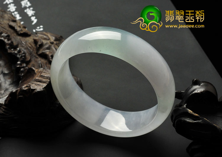 冰种晴水缅甸翡翠A货手镯（57.6mm）