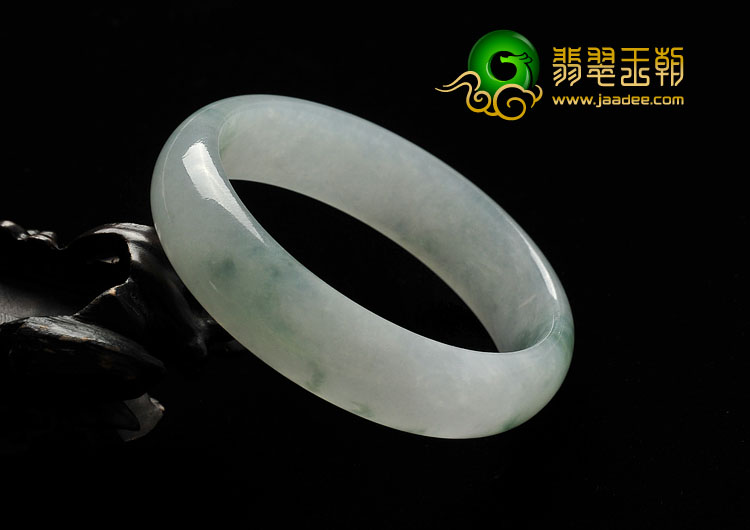 冰种飘花缅甸翡翠A货手镯（56.4mm）