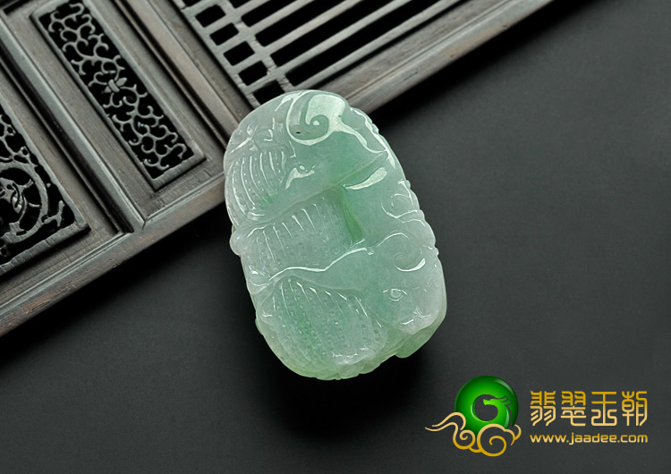 糯冰种晴水缅甸翡翠A货生意兴隆挂件