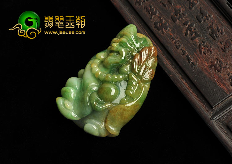 feicui糯冰种多彩缅甸翡翠A货济公挂件